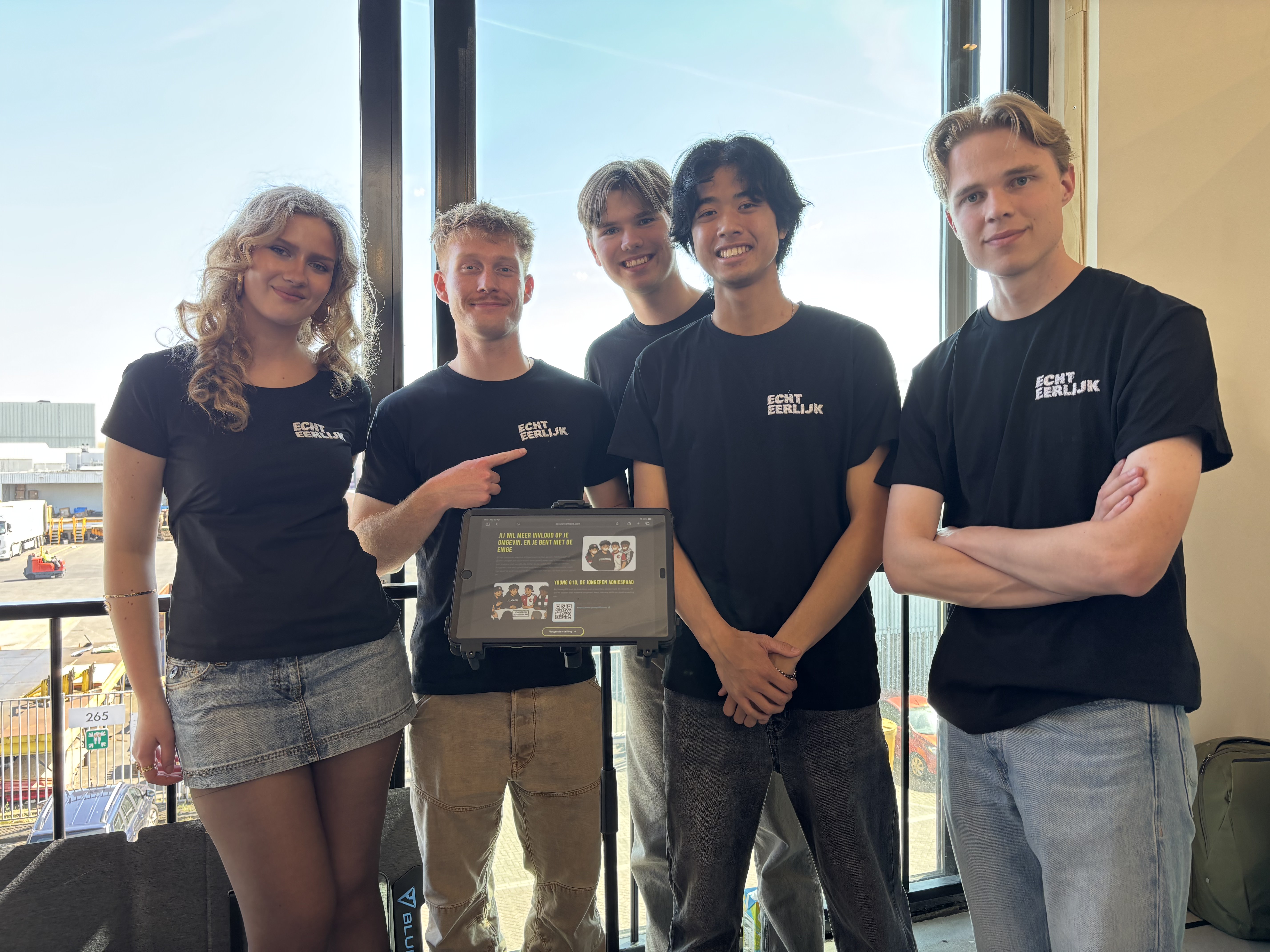 Het team op het Smart en Social Fest